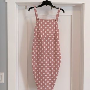 Boohoo, 8, Pink/white Maternity dress